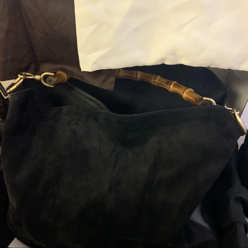 Gucci bamboo Preloved authentic gucci 2 way bamboo hobo bag - Picture 5 of 13